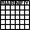 Thumbnail of a Barney puzzle.