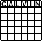 Thumbnail of a Calvin puzzle.