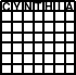 Thumbnail of a Cynthia puzzle.