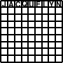 Thumbnail of a Jacquelyn puzzle.