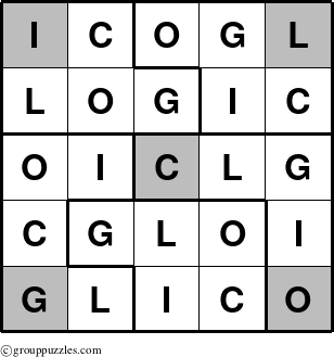 The grouppuzzles.com Answer grid for the Logic-5-Spot-r1 puzzle for 