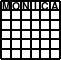 Thumbnail of a Monica puzzle.
