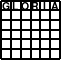 Thumbnail of a Gloria puzzle.