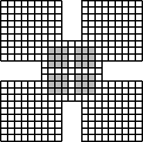 Thumbnail of a HyperSudoku-by5 puzzle.