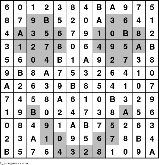 The grouppuzzles.com Answer grid for the tpsmith-silly puzzle for 