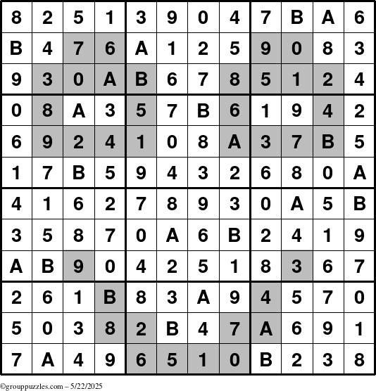 The grouppuzzles.com Answer grid for the tpsmith puzzle for Thursday May 22, 2025