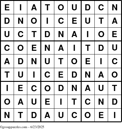 The grouppuzzles.com Answer grid for the Education-c1 puzzle for Monday June 23, 2025