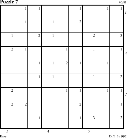 Step-by-Step Instructions for Puzzle 7 with all 3 steps marked