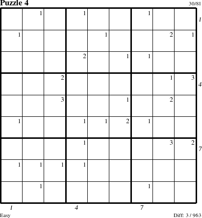 Step-by-Step Instructions for Puzzle 4 with all 3 steps marked