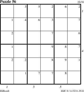 Step-by-Step Instructions for Puzzle 56 with all 9 steps marked