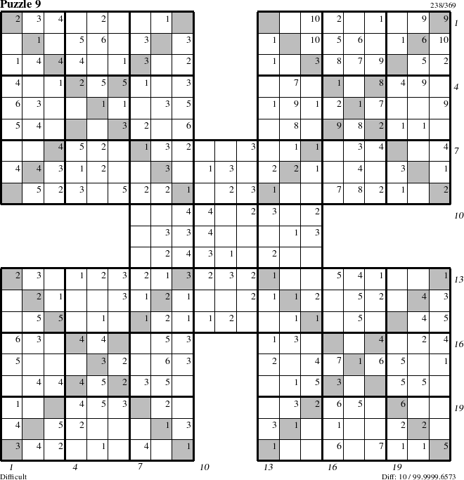 Step-by-Step Instructions for Puzzle 9 with all 10 steps marked