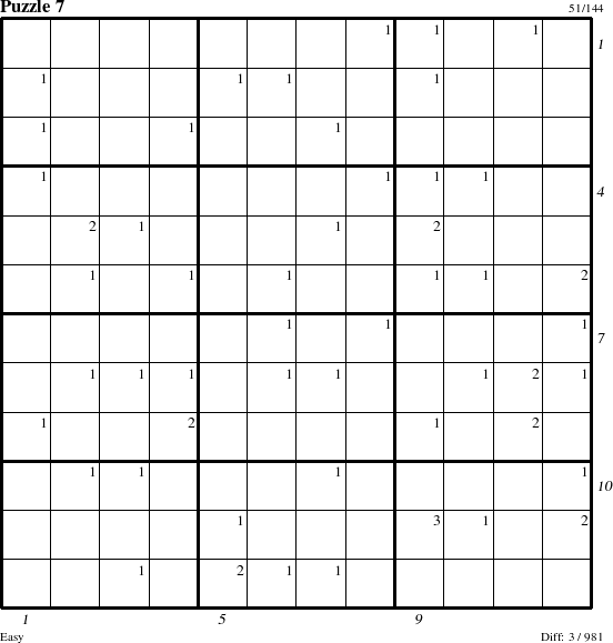 Step-by-Step Instructions for Puzzle 7 with all 3 steps marked