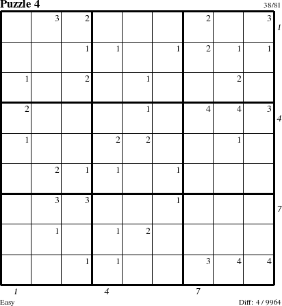 Step-by-Step Instructions for Puzzle 4 with all 4 steps marked