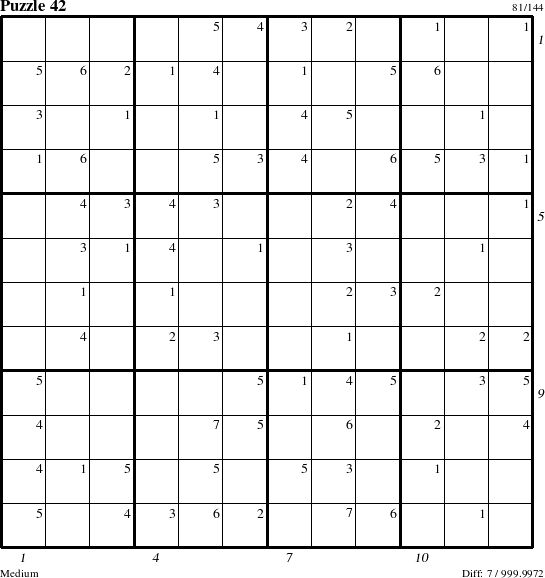 Step-by-Step Instructions for Puzzle 42 with all 7 steps marked