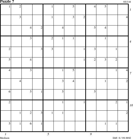 Step-by-Step Instructions for Puzzle 7 with all 6 steps marked