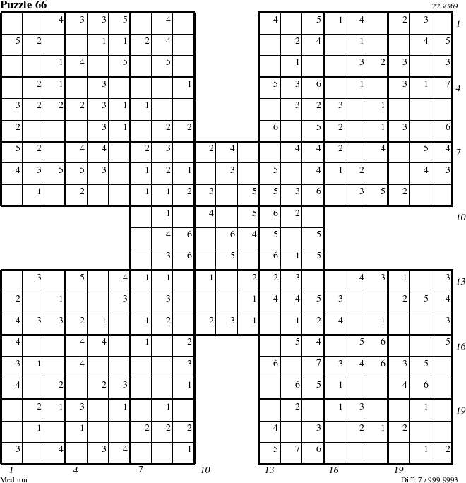 Step-by-Step Instructions for Puzzle 66 with all 7 steps marked