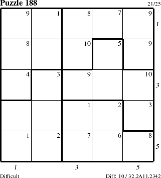 Step-by-Step Instructions for Puzzle 188 with all 10 steps marked